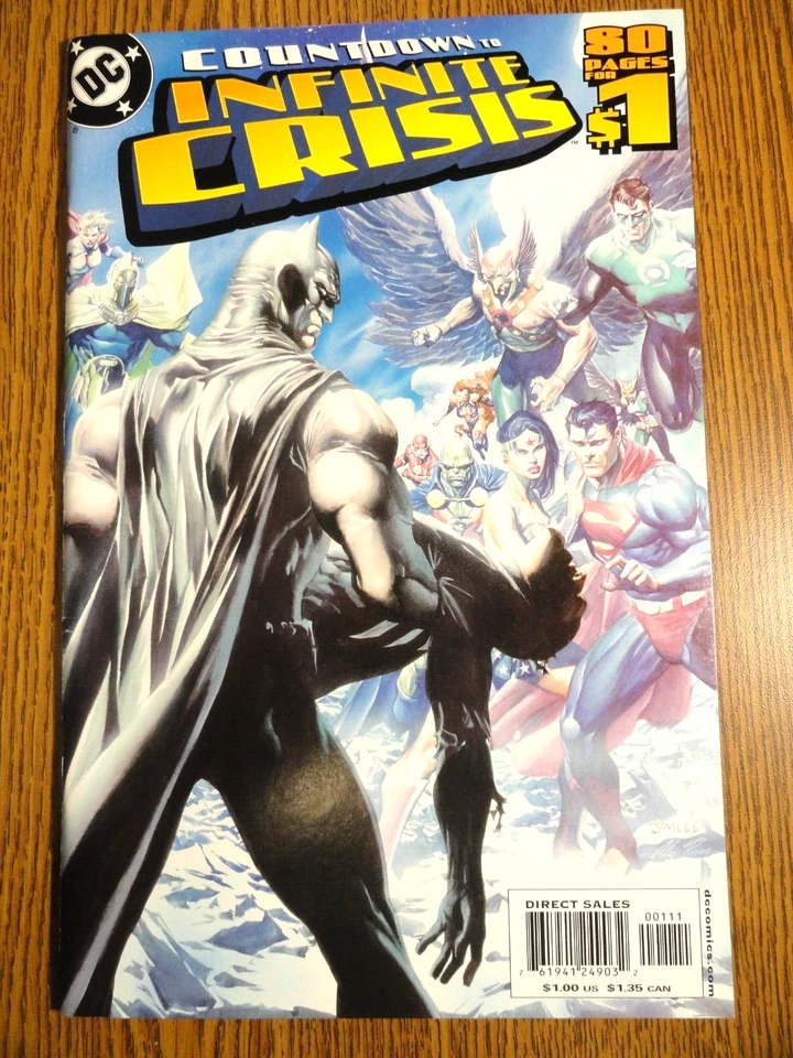Compte à Rebours À Infini Crisis #1 Jim Lee & Alex Ross De Clé Batman Superman - Photo 1/1