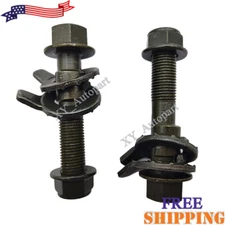 2PCS For Front Wheels Cam Bolts 16mm Adjustable Camber Correction Alignment Kit