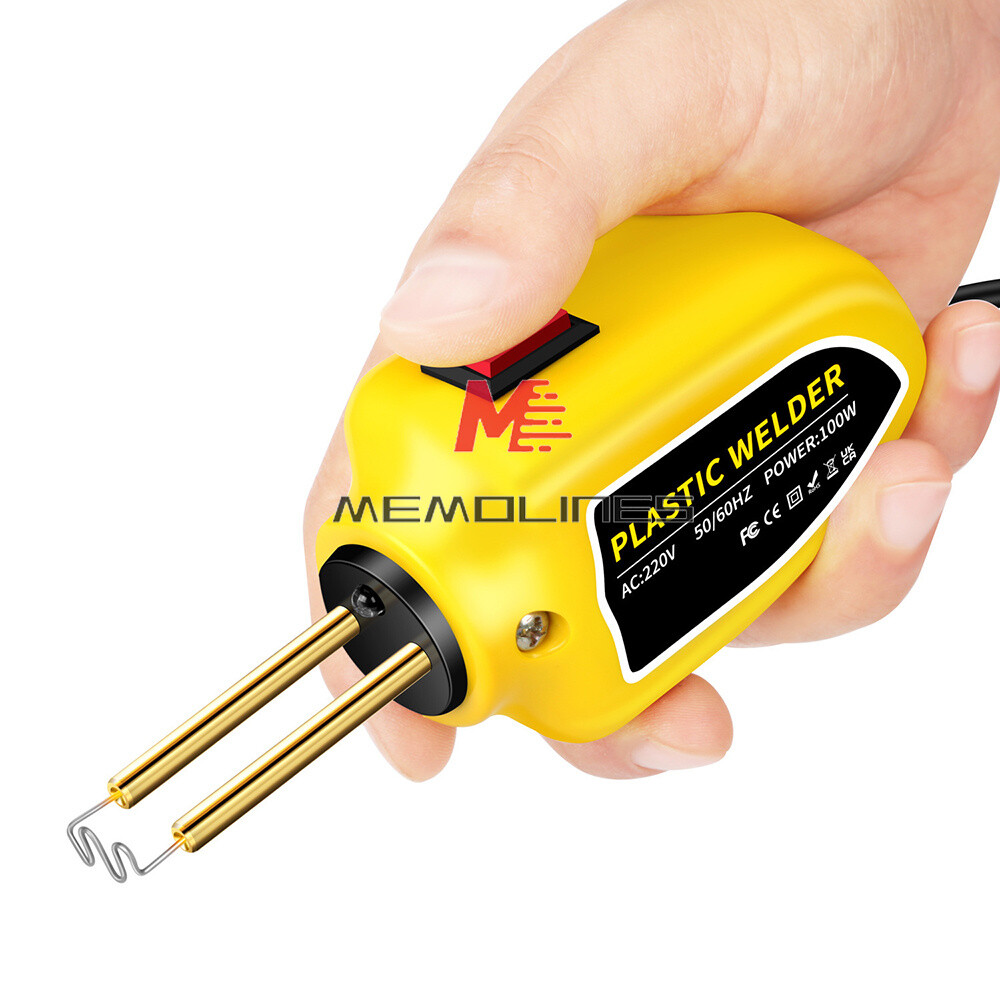 Hot Stapler Plastic Welding Machine Mini 100W Heat Gun Car Soldering Repair Tool-image