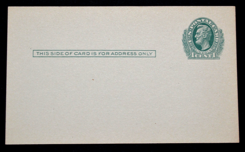 1913 US Sc. #UX26 postal card, mint, very good condition