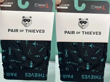 Pair of Thieves Men's Super Fit Boxer shorts -size L/Black/2 Pack SEALED