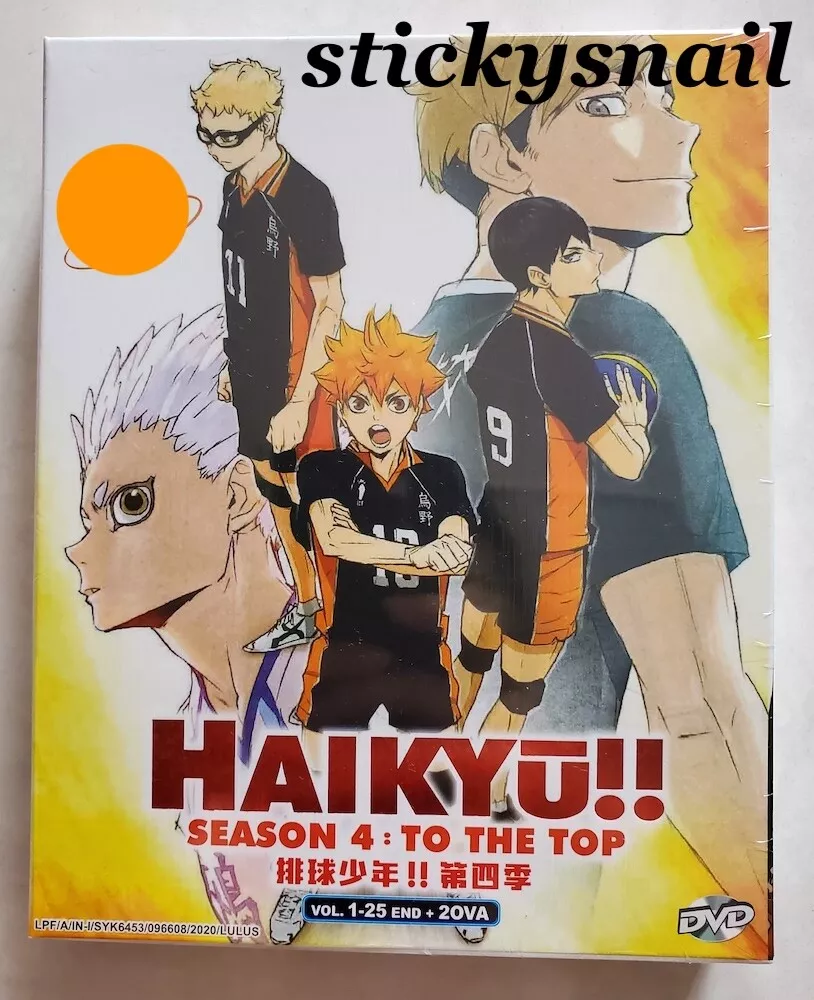  Haikyu Temporada 4 Episodios 1-25 + 5 (Non USA format