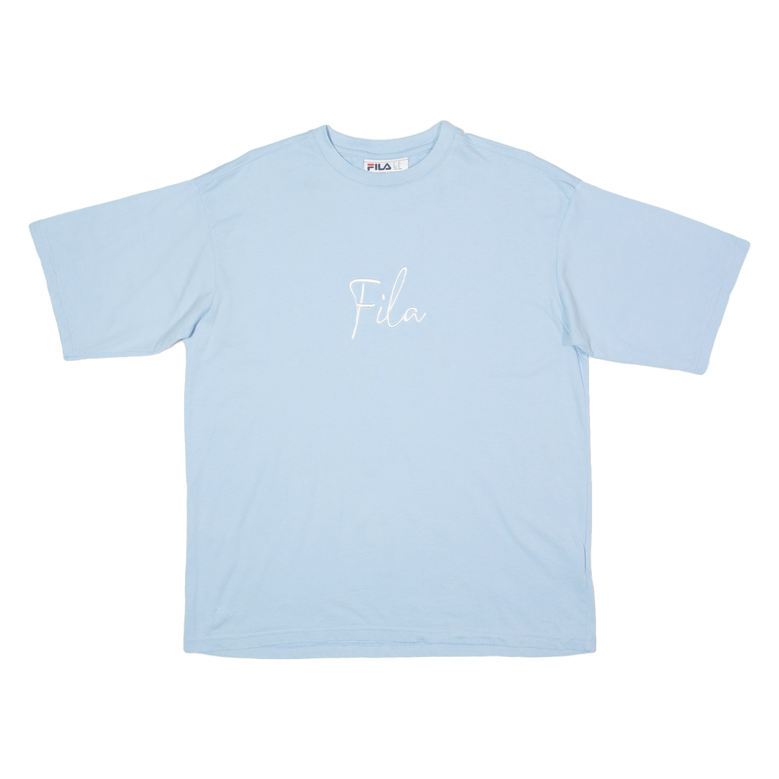 FILA T shirt uomo blu girocollo M