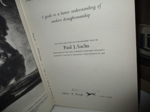 Modern Prints & Drawings by Paul J. Sachs (1954, Hardcover, Illustrated - Picture 5 of 9