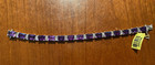 Bracelet 925 Nwt Jtv Purple Amythyst Tennis