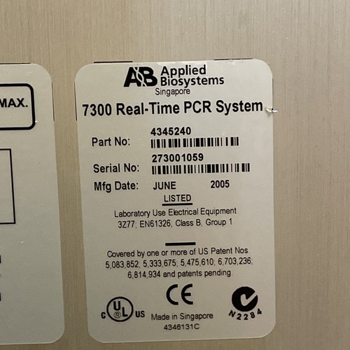 Applied Biosystems 7300 Real Time PCR System - Powers On - Picture 21 of 22
