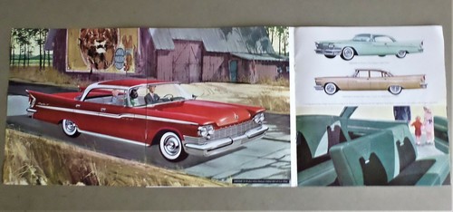 Chrysler LG 1959, 12""x13"" catálogo de ventas de prestigio; New Yorker, Saratoga, Windsor - Imagen 8 de 11