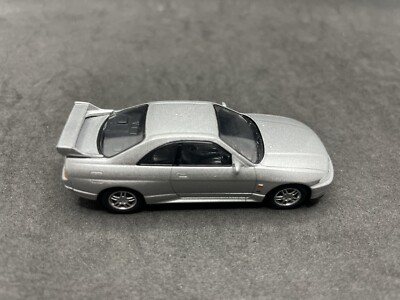 1/64 Kyosho Nissan Skyline GT-R BCNR33 Silver diecast model car