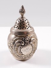 Salzstreuer Silber 830 Deutschland Sweden 1959 Monogramm LF Zuckerstreuer