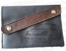 Portadocumenti portalibretto pelle incisione RENAULT Clio Sport Leather