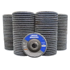 100 Pack Flap Discs 60 Grit 4.5" x 7/8" Grinding Sanding Wheels Disc Zirconia