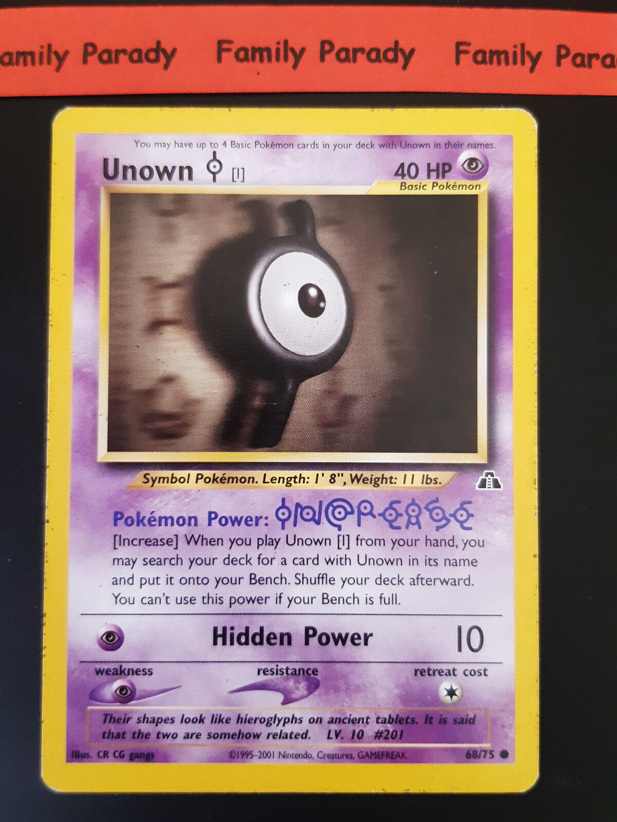 unown 69/75 Values - MAVIN