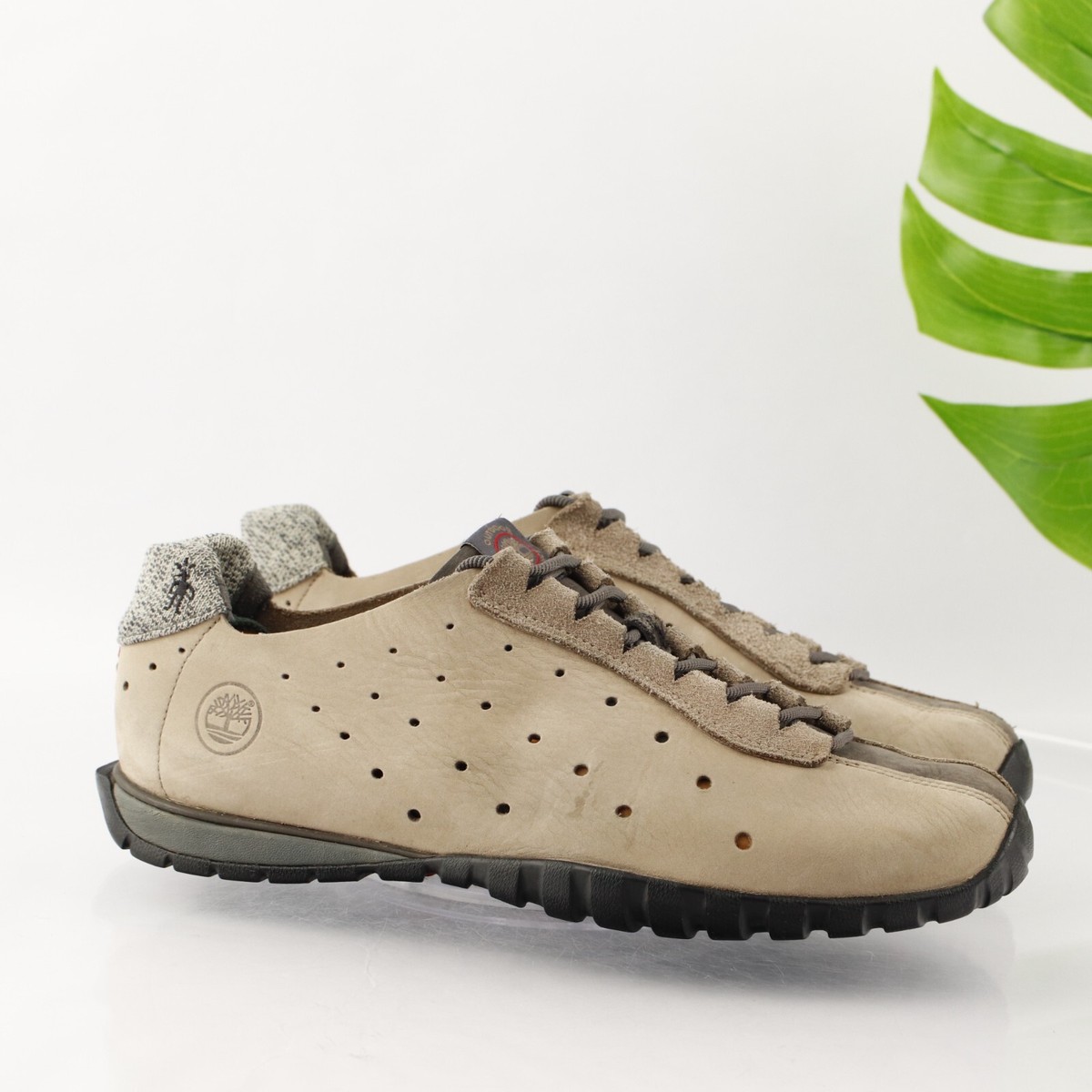 Timberland Mens Smartwool Sneaker Size 11.5 Khaki Tan Nubuck  display picture 1