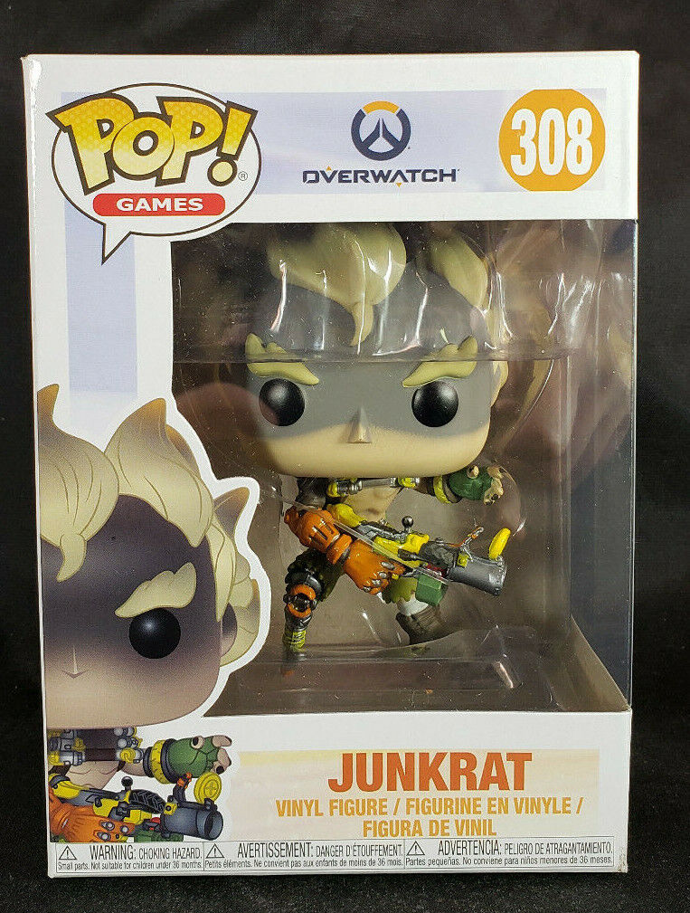 adverbio Encogimiento acuerdo Junkrat #308 Funko Pop Vinyl Figure Blizzard PVP Video Games 2018 Overwatch  | eBay