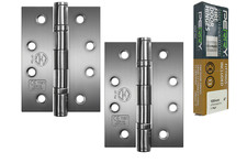 Perry Shield 4" CERTIFIRE CE13 Stainless Steel Ball Bearings Fire Door Hinges D7