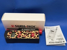 Swiss Tech "Talking Bodyguard" 7 in 1 Emergency Tool Leopard Print Brand New