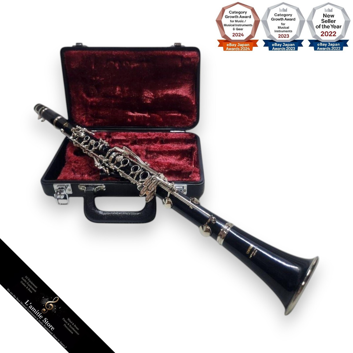 Yamaha YCL-251 Bb Clarinet CL Japan Used Musical instrument Japan 