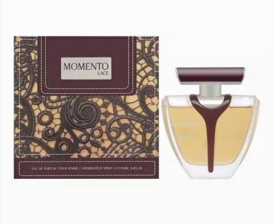 Momento Lace by Armaf Eau de Parfum Spray for Women 3.4oz New Sealed