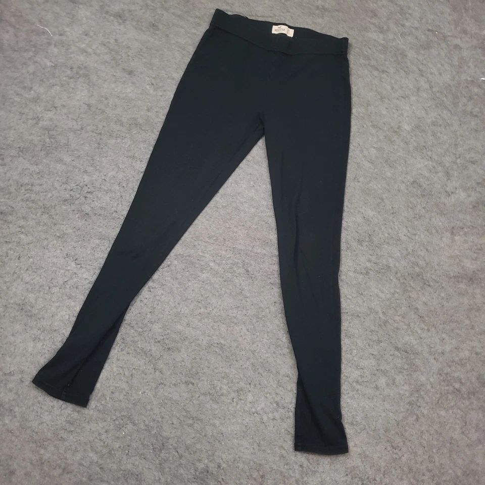 Hollister Leggings Women XS Black Pants Skinny Mid Rise Basic Casual 24x26 - Image 2 of 4