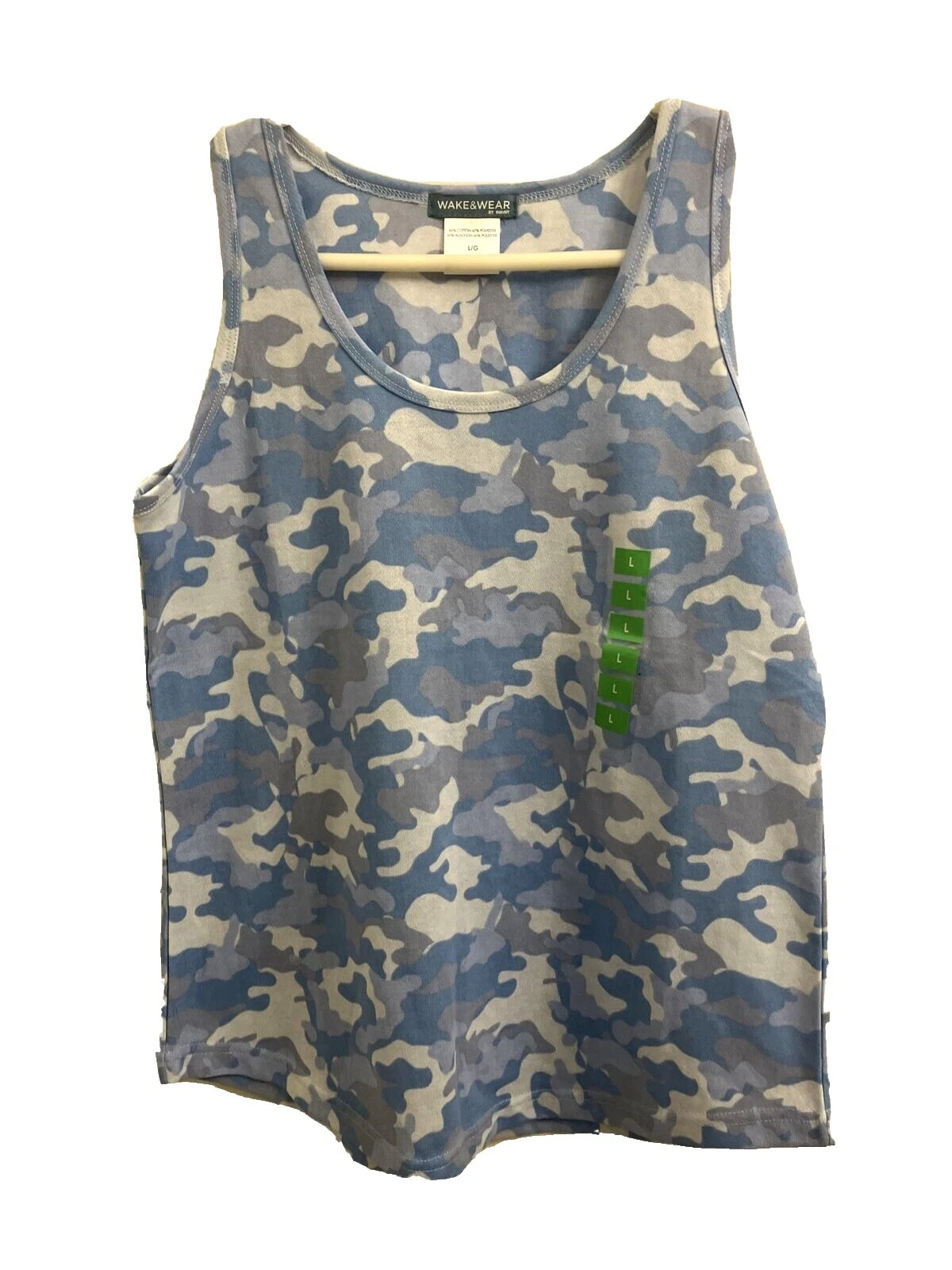 Mescla de algodão camuflagem Activewear Blusas para mulheres