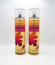 Bath  Body Works Forever Sunshine Fine Fragrance Body Mist Spray 8 oz Set of 2