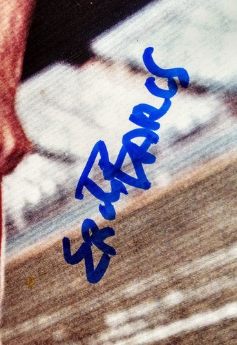 Foto firmada de Erich Barnes 8x11 de los gigantes de Nueva York (JSA de autenticidad) - Imagen 3 de 4