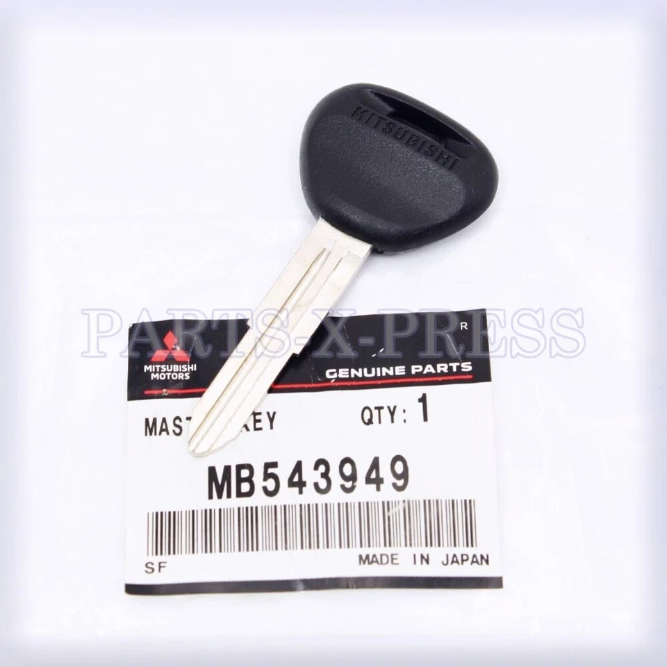 Chave em branco MB543949 original do fabricante Mitsubishi Galant 3000GT diamante eclipse sem cortes - Imagem 3 de 4