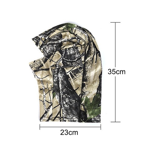 Balaclava Tactical Camo Face Mask Ski Sun Hood Cover UV Protection for Men Women - Picture 17 of 43