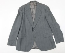 John Collier Herren Anzugjacke grau gestreift Polyestermischung Gr&ouml;&szlig;e 42 Reg
