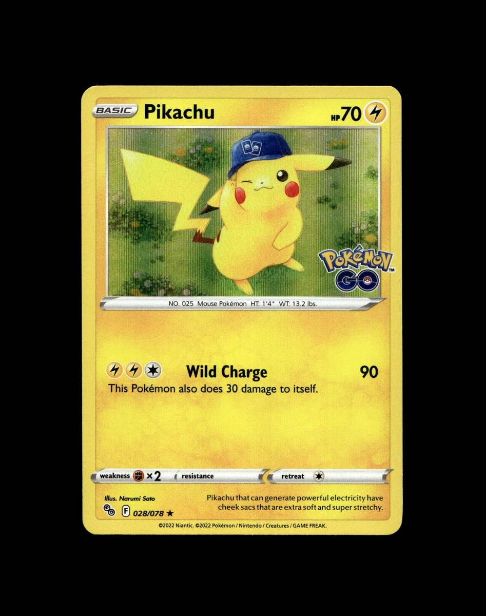 Pikachu 028/078 Pokémon GO for sale | eBay