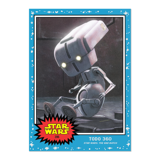 Topps STAR WARS Living Set 395 GENERAL PONG KRELL 396 TODO 360 2CD