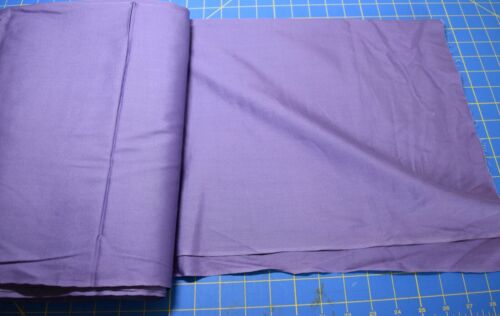 1973 1/2 yd antique années 1940 tissu couleur unie, violet - Photo 1/1