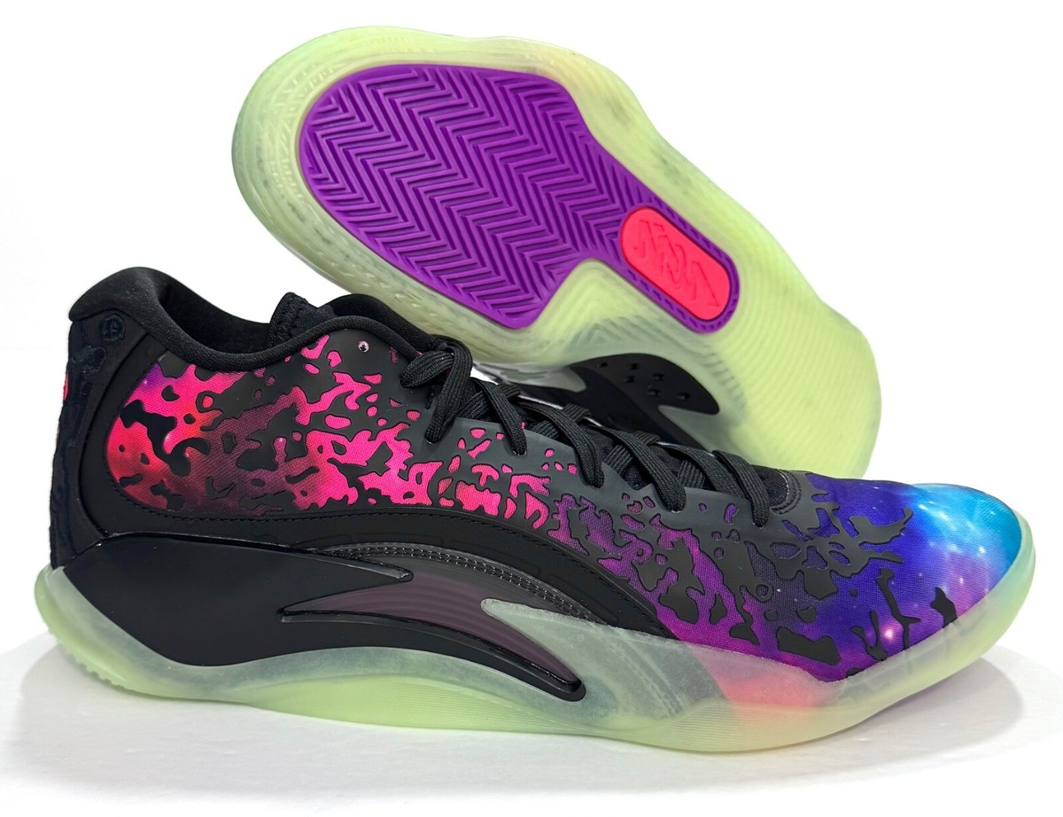 Nike Jordan Zion 3 Galaxy Black Red Purple Basketball Shoes