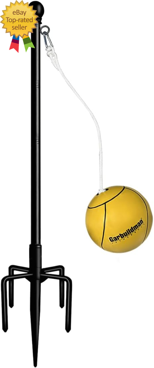 Outdoor Lawn Games Heavy Duty Tetherball Set Pole With