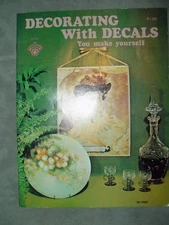 Decorating with Decals Craft Course Publishers 1974 30-13000 Gayle Merten 