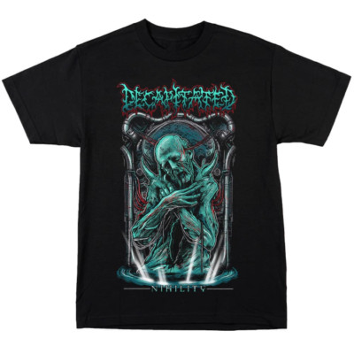 DECAPITATED Band Nihility Anniversary Black Cotton T Shirt Full Size S-5XL
