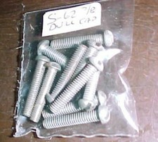 10 PIECES 1951-1962 ERECTOR SET PART S 62- 7/8 ORIGINAL DULL CADMIUM
