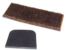 Recurve Bow  SUPER HAIR RUG ARROW REST Archery Bearhair & Strike Plate - BROWN