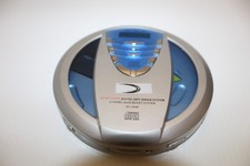 Portable CD Player SC-2046 Compact Discman Anti-Shock Blue Gray No Headphones