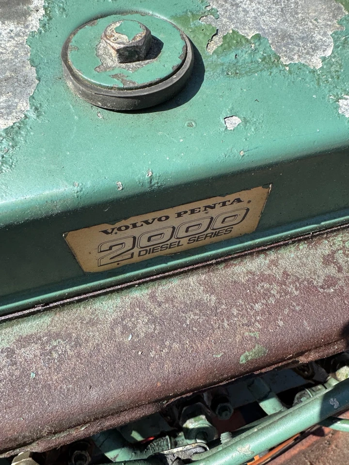 沃尔沃 Penta 型号 2003 船用柴油 3 气缸发动机发动机齿轮箱 伊利诺伊州 — 第 4/4 张图片