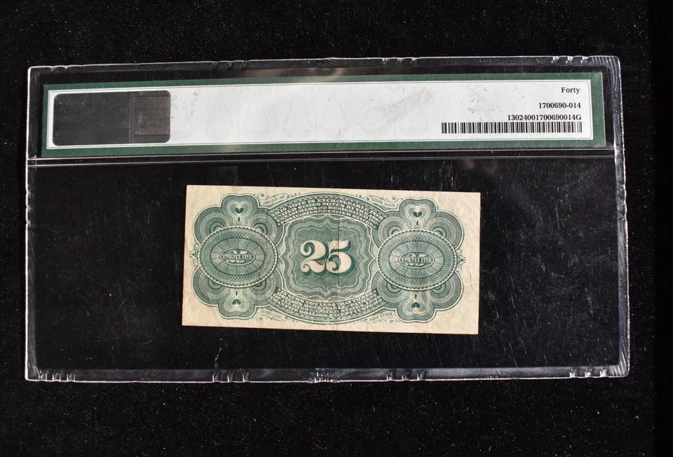 Washington 25 Cent Fourth Issue United States Fractional Currency Note - PMG 40 - Image 2 of 2