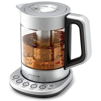 Vianté Viant Electric Kettle Infuser For Loose Leaf. Hot Tea Maker Temperature