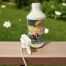 Bitter Not Chew Topical Anti Chewing Deterrent Spray For Pets 16 Fl Oz NEW