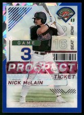 2024 Panini Prospect Edition #45 Nick McLain Blue Ice Holo #/299