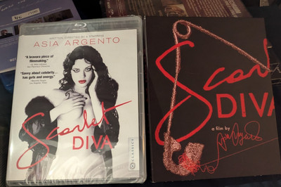 SCARLET DIVA Dir Asia Argento Film Movement Limited Edition Slipcase New Bluray