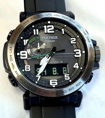 CASIO PRO TREK PRW-6600Y-1JF Solar Powered Watch With Box & Papers