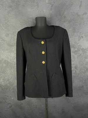 Archive Celine Wool Women's Blazer Vintage Auth.
