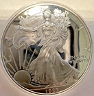 1997-P American Silver Eagle Mirror Proof  1 Oz Silver in Capsule