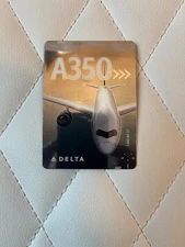 DELTA AIR LINES 2025 A350 BRAND NEW PILOT TRADING CARD #67