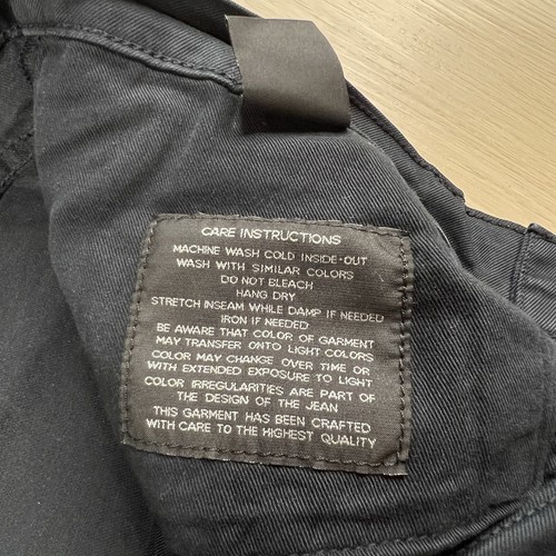 "Pantalones Tom Ford Button Fly pierna recta para hombre talla 34 entrepierna 34"" negros" - Imagen 7 de 19